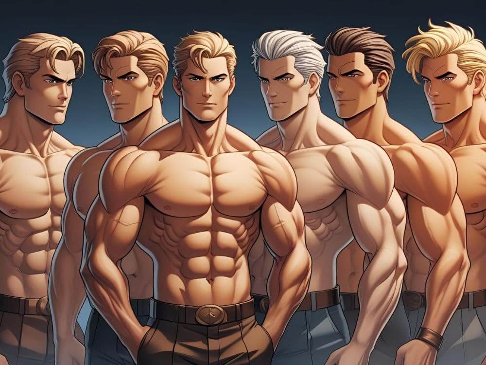 彫が深いイケメン
